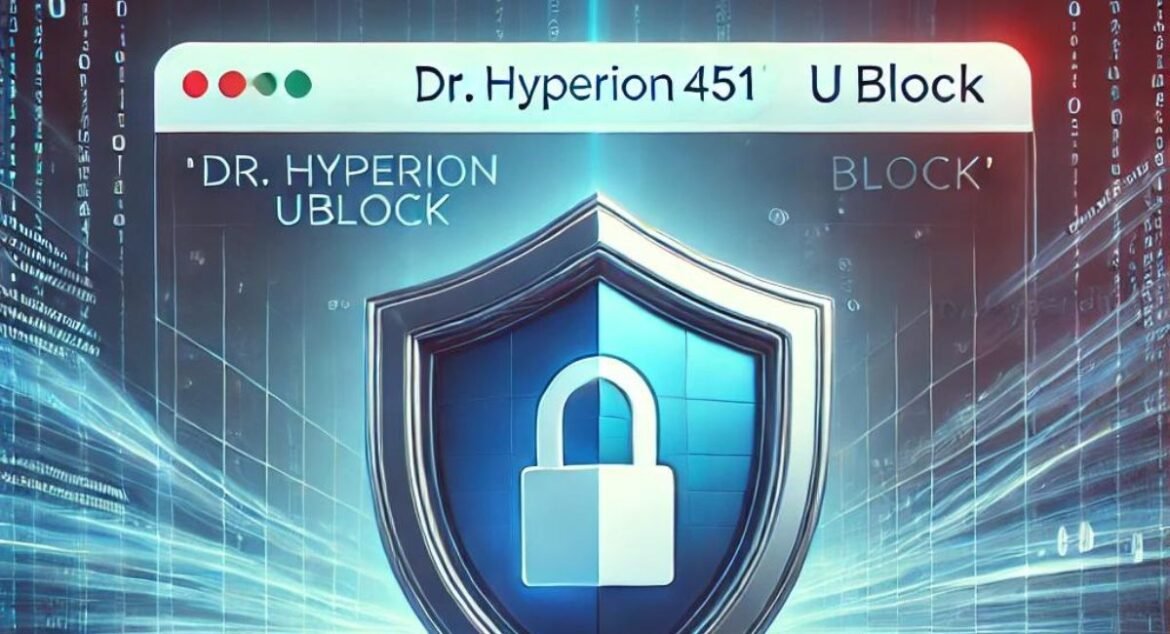 Dr Hyperion 451 uBlock